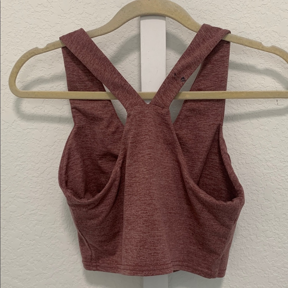 Quince Maroon Crop Top - Picture 4 of 8
